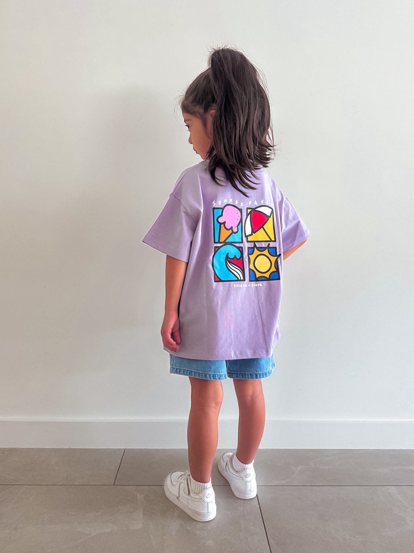 Summer Faves Tee- Purple