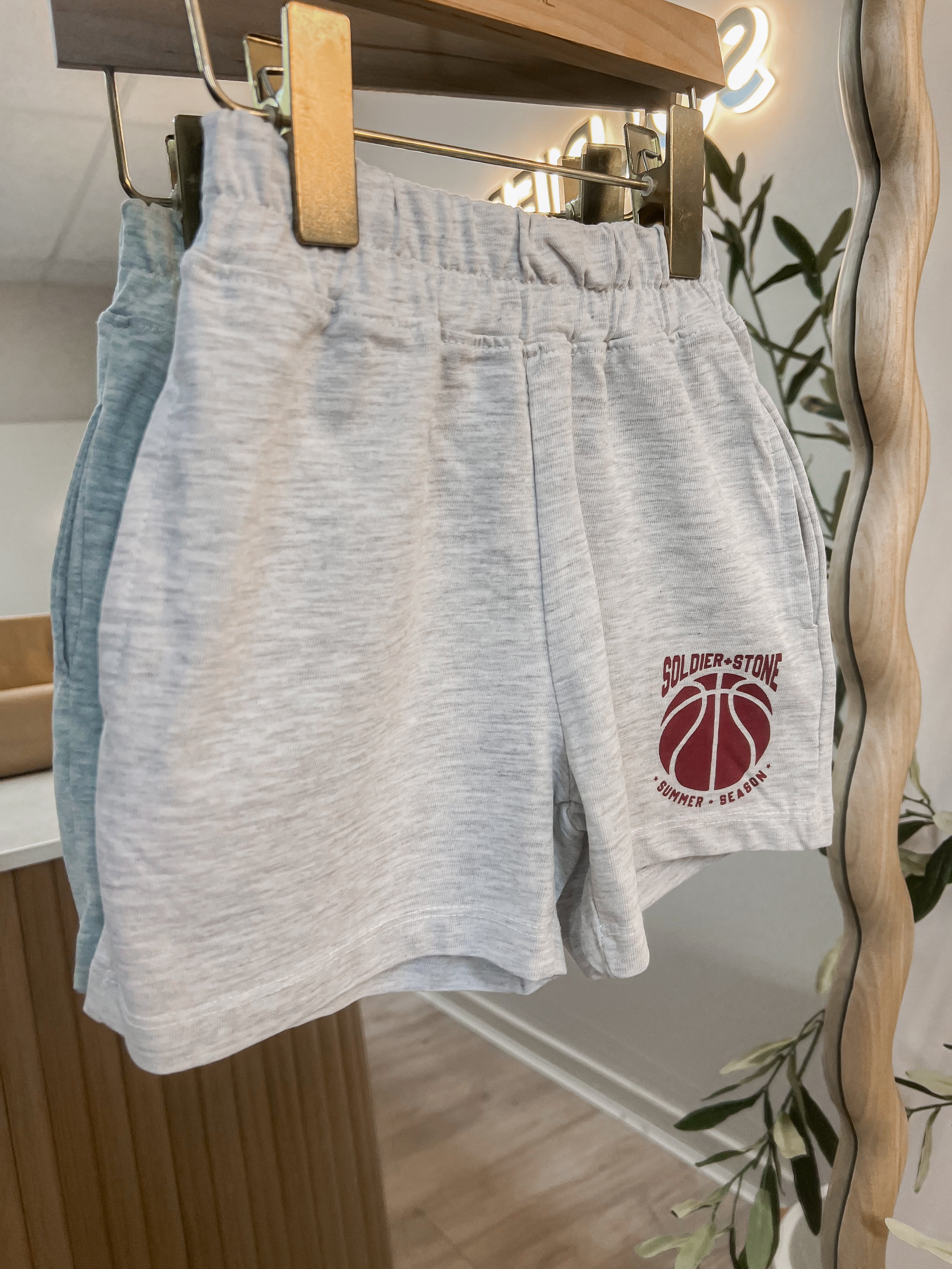 Basketball Shorts: Grey