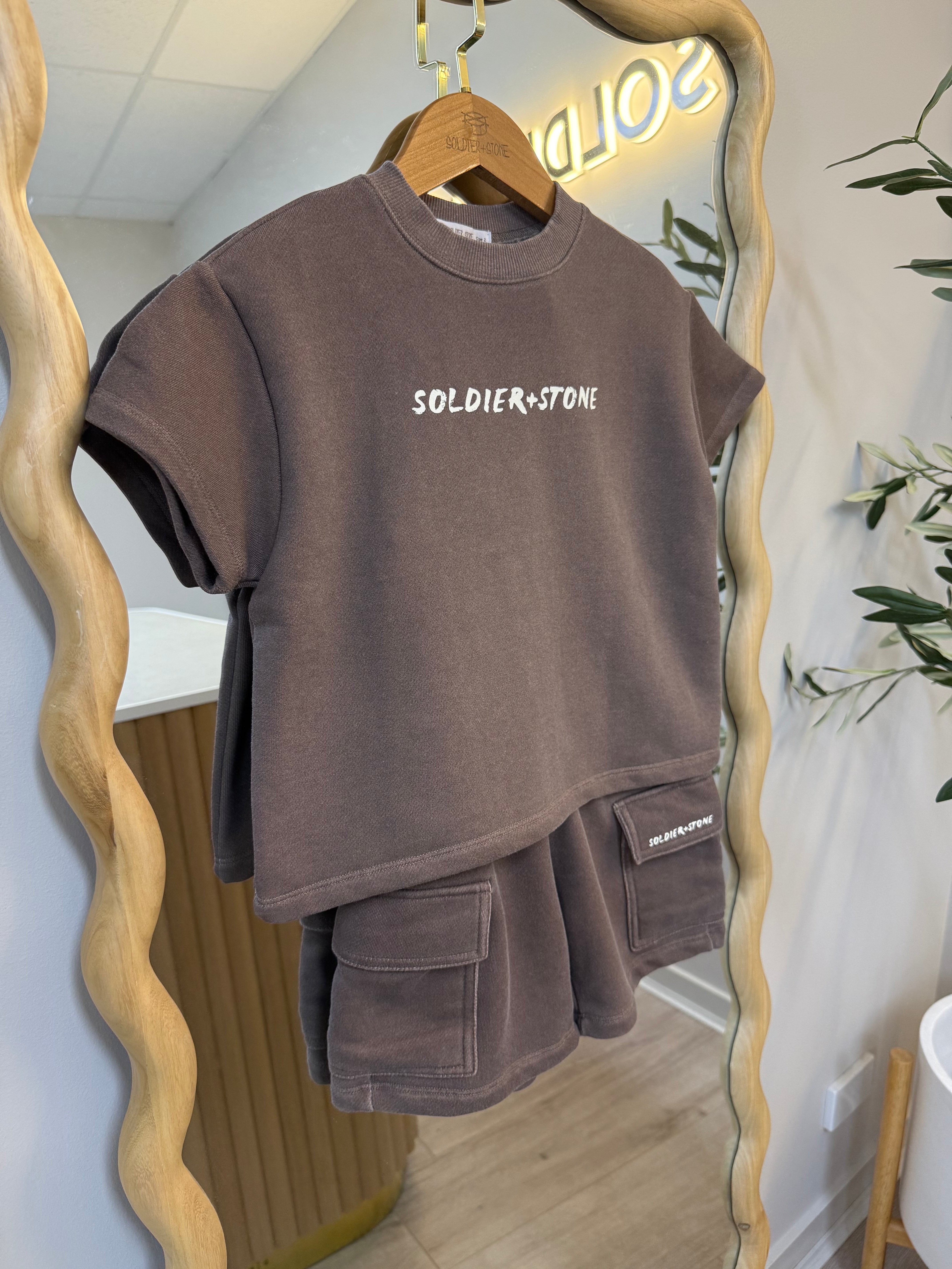Signature Cargo Tee (Brown)