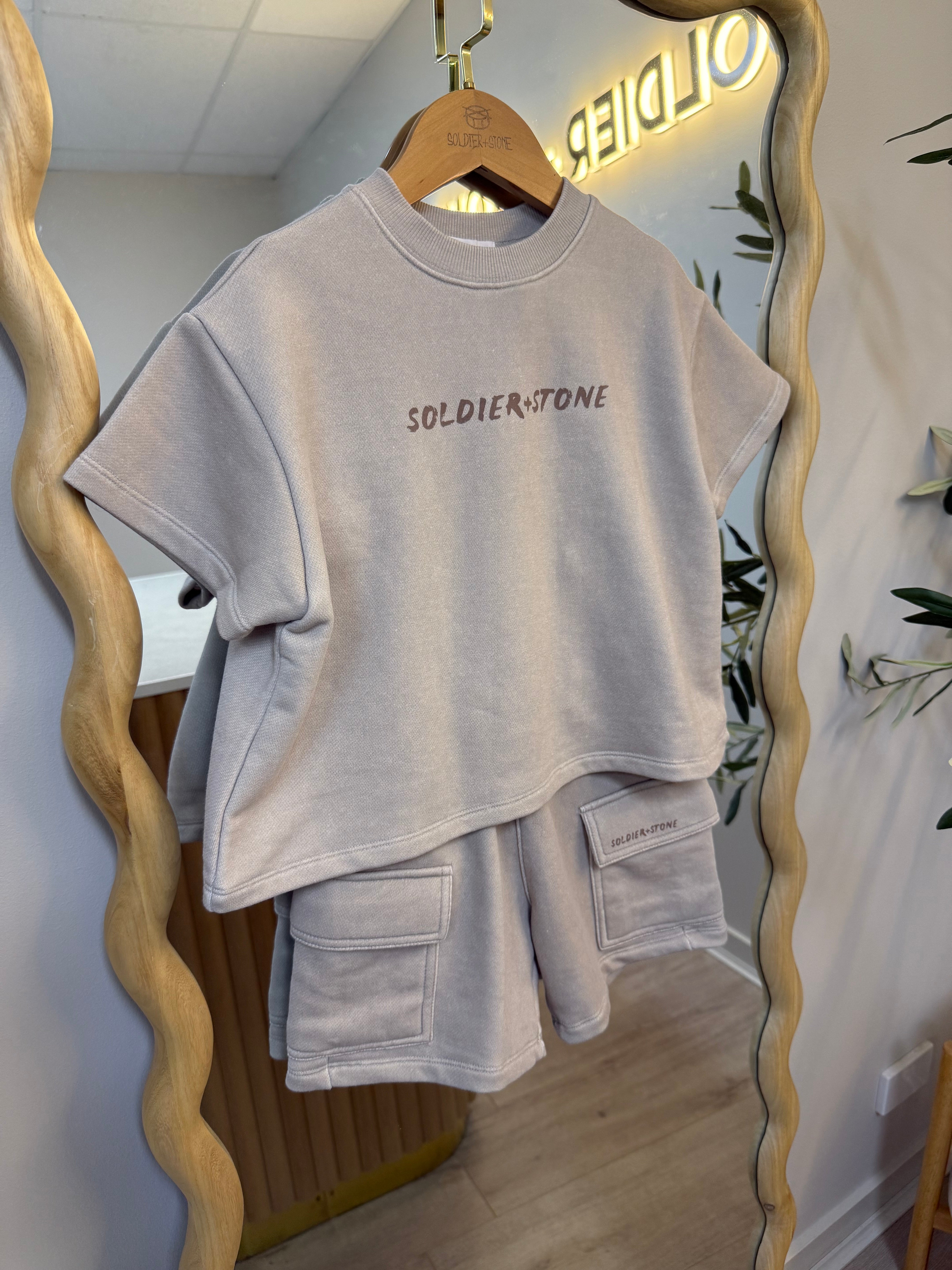 Signature Cargo Tee (Stone)