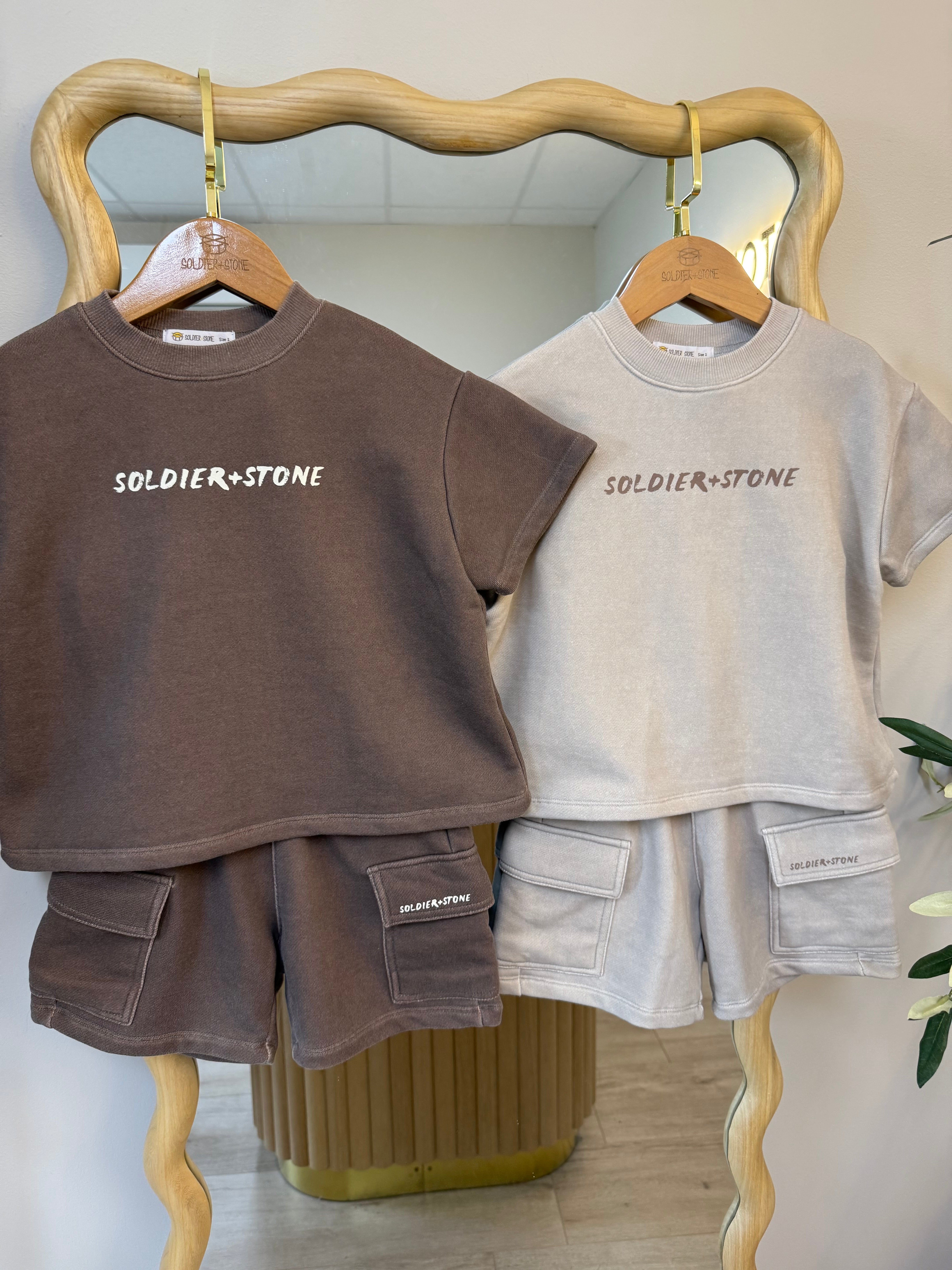 Signature Cargo Tee (Brown)