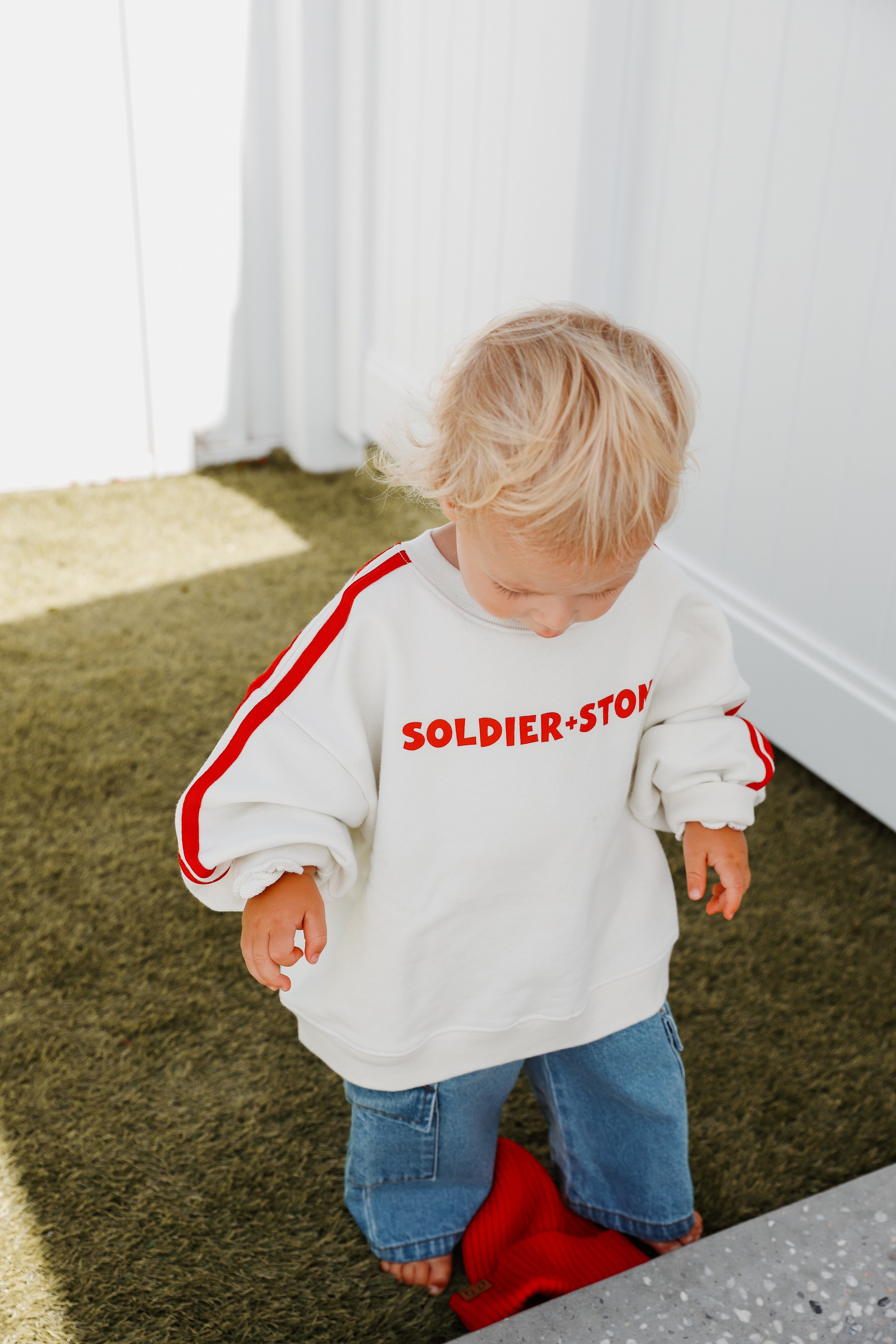 Racer Jumper- Cream