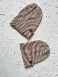 Beanie: Speckled Beige