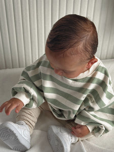 Striped Jumper: Mint