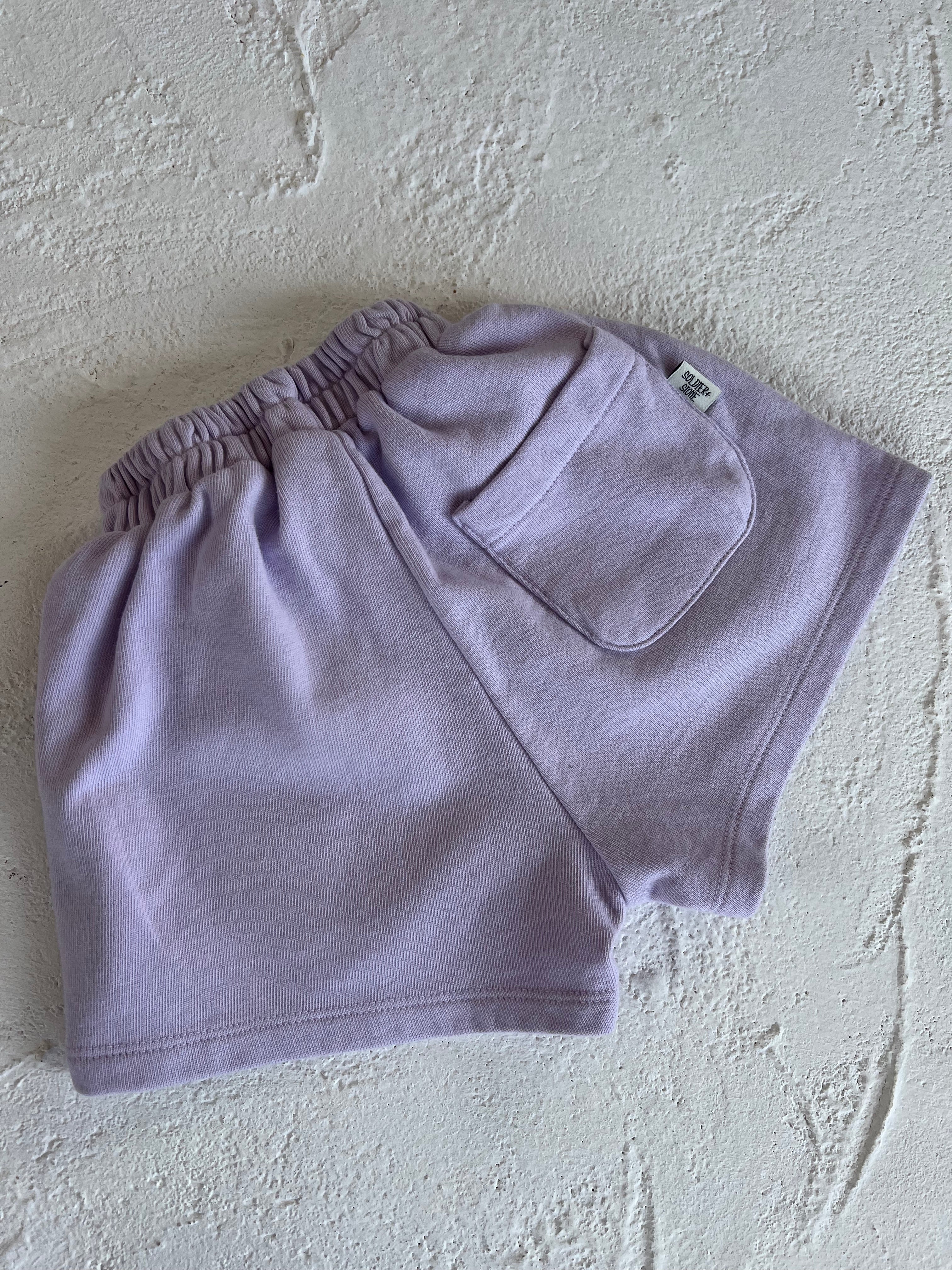 Bubble Shorts: Pastel Purple