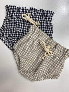 Palm Bloomers: Gingham