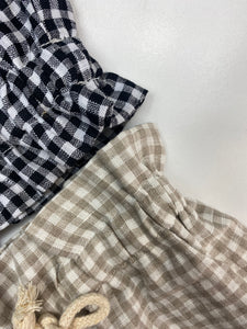 Palm Bloomers: Gingham